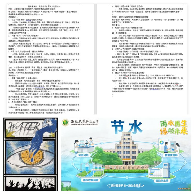 师生参与齐想招&nbsp; &nbsp;让节水成为日常习惯